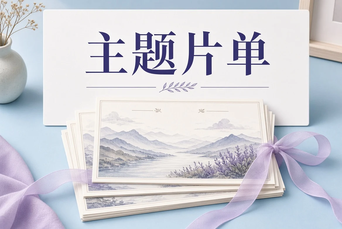 影像专题目录画面